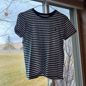 Striped navy and White T-Shirt